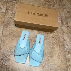 Steve madden blue mentor sandal